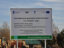 Reorganisation of the Water and Sewage Management in Koszalin - stage I